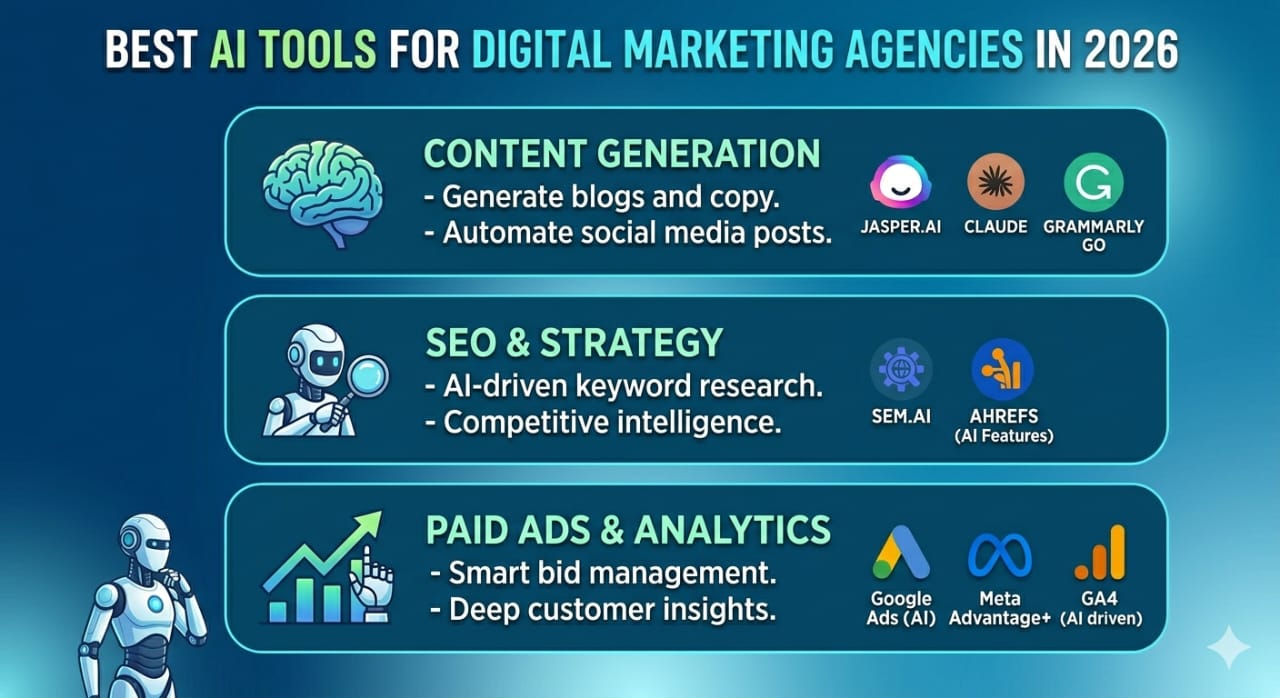 Best AI Tools for Digital Marketing Agencies in 2026